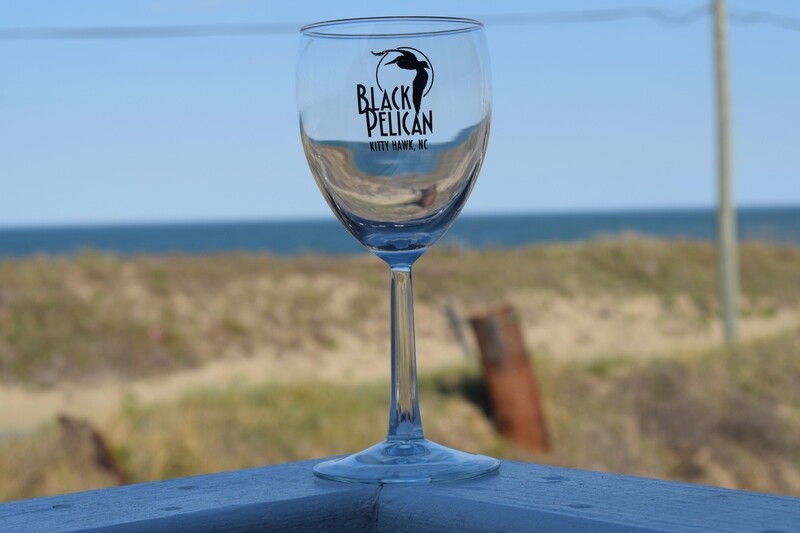 Black Pelican Wine Glass- 8oz