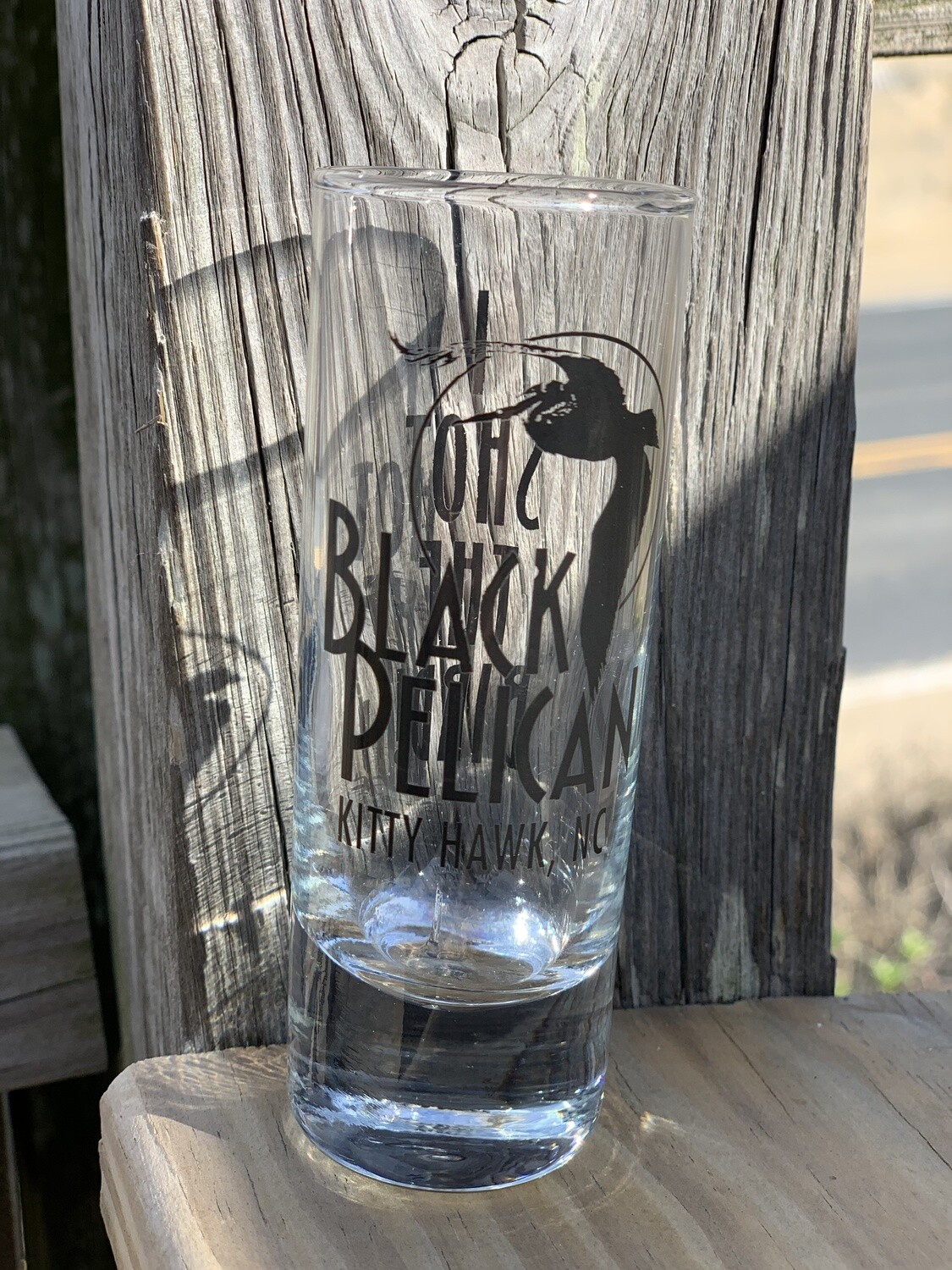 Black Pelican Shot Glass- 4oz