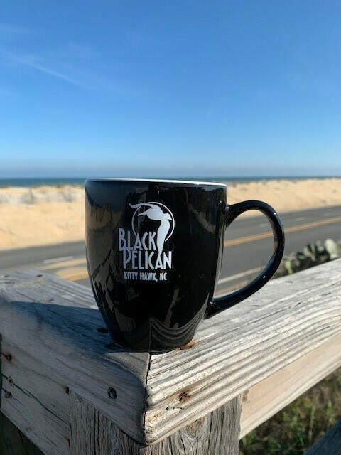 Black Pelican Coffee Mug- 12oz