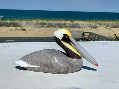 Avio Sitting Wooden Pelican