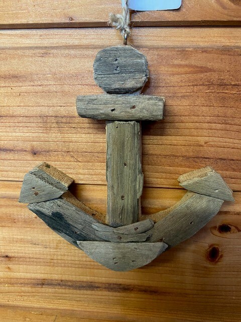Driftwood Anchor Ornament