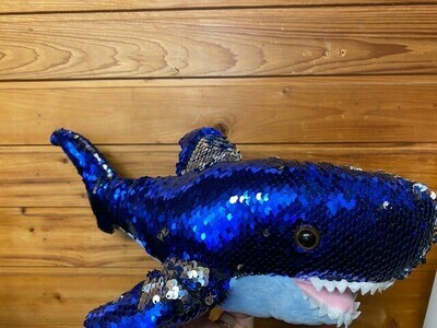 Sequin Shark Plush Toy