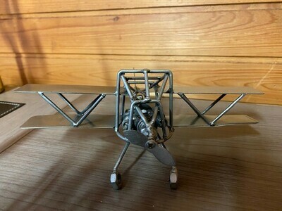 Handcrafted- Metal Airplane