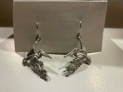 Flying Pelican Earrings