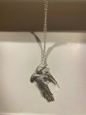 Flying Pelican Necklace