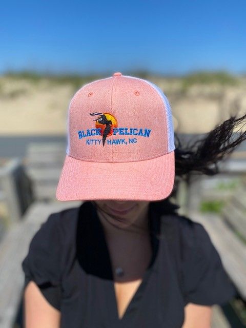 Embroidered Orange/White Snapback