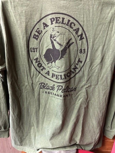 Pelicant Long Sleeve Unisex Shirt, Size: Small, Color: Hemp