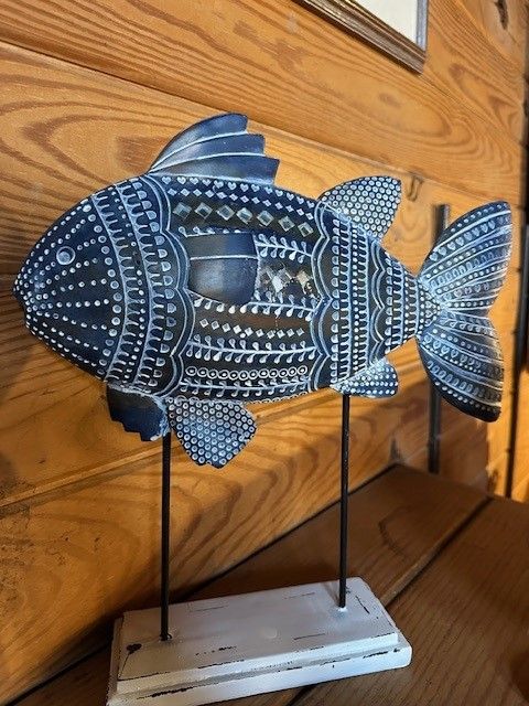 Wooden Fish Figurine