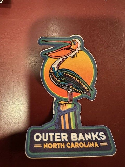 Pelican OBX NC Sticker