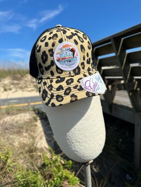 Concealed Ponytail Opening- Cheetah BP Snapback
