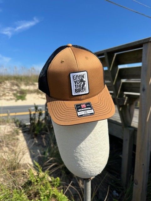 Givin' You The Bird- Snap Back - Carmel/Black