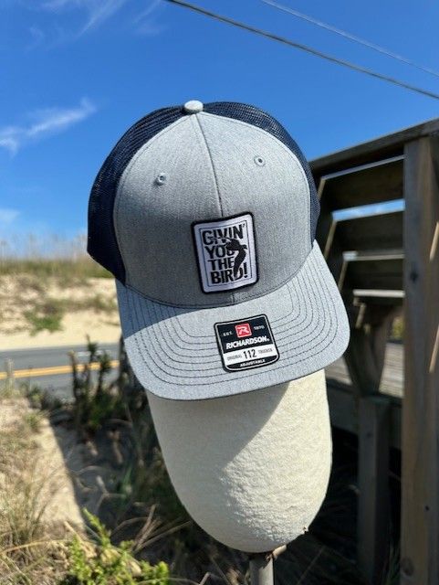Givin' You The Bird- Gray/Navy Snap Back