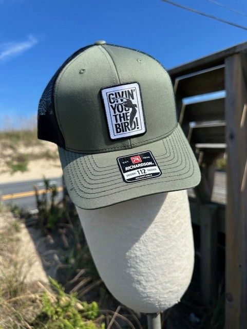 Givin' You The Bird- Olive/Black Snap Back