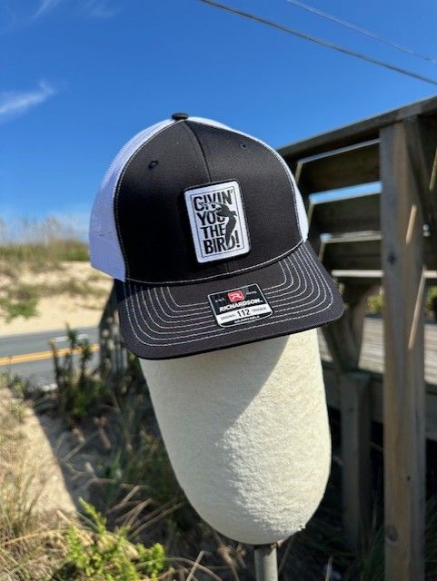 Givin' You The Bird- Black/White Snap Back