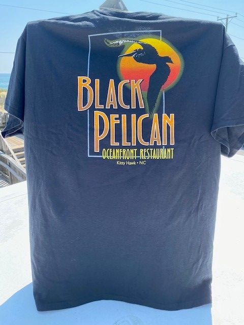Black Pelican Sun Logo Unisex Tee, Colors: Black, Size: Small