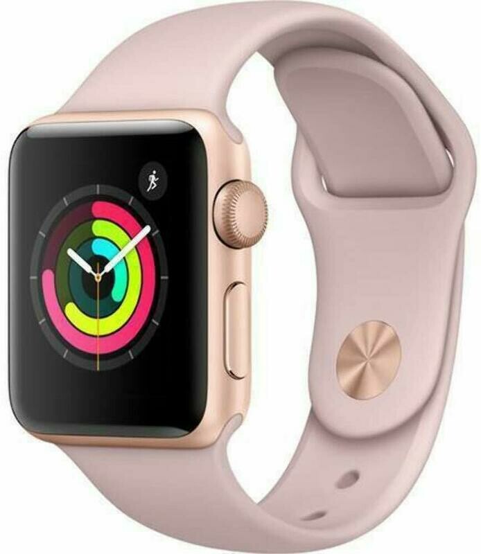 Apple Watch 42mm (Series 3) - Gold Aluminum Case - Pink Sand Sport Band