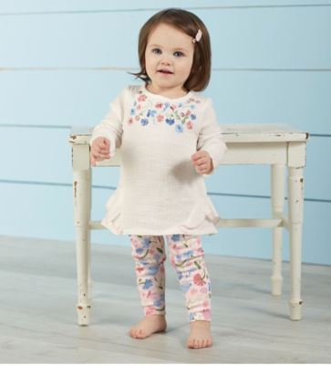 Floral Baby Tunic & Pant