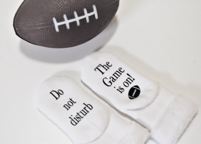 The Game Is On (Football) Socks