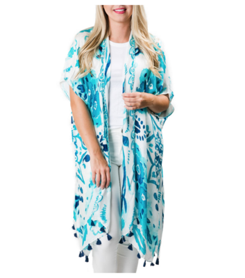 Molly Kimono: Turquoise 