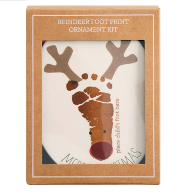 Reindeer Foot Print Ornament 