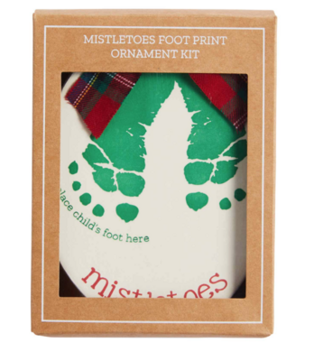 Mistletoe Footprint Ornament Kit