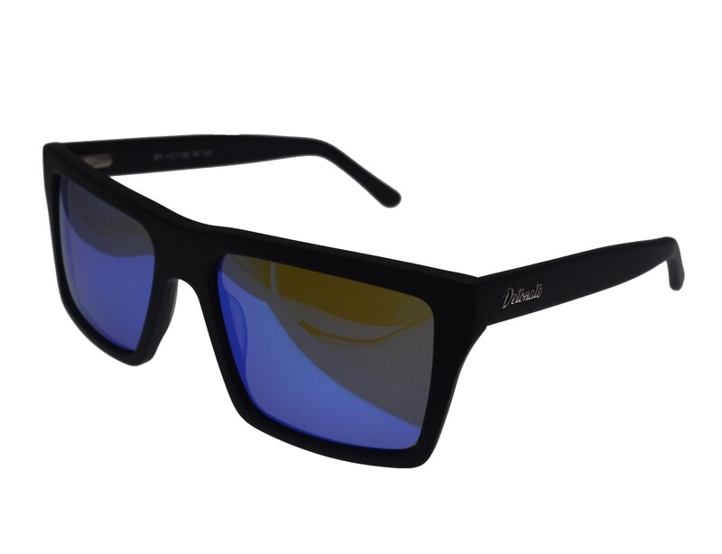 Matt Black / Ionized Blue Lens