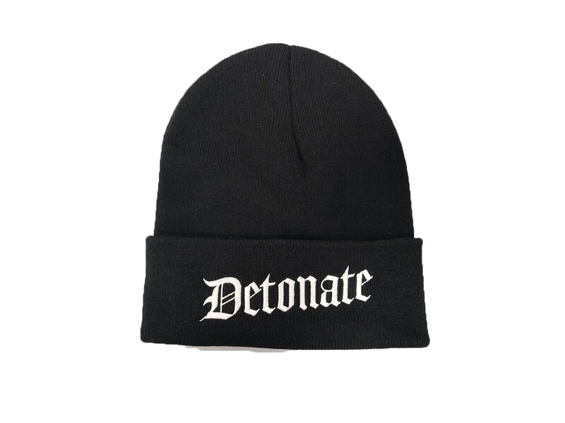 Detonate Nordic Black Beanie