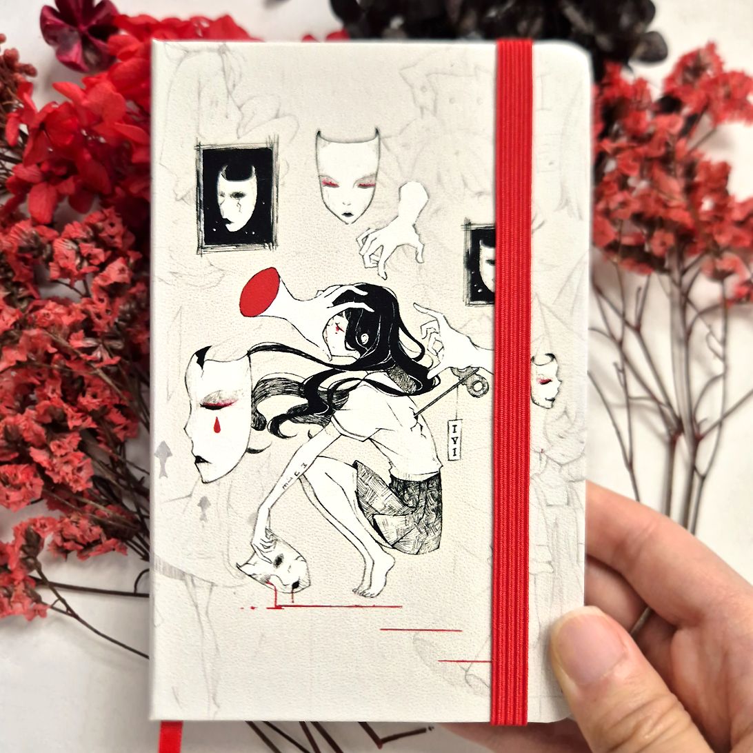 A6 Notebook  "The Mask"