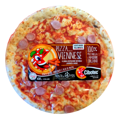 Maxi Pizza Viennese artigianale surgelata diametro 30-32 cm 430gr.