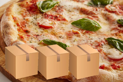 Combinazioni di 3 Scatole diverse di Pizze SECONDA SCELTA. Spicchi o Pizzette