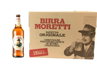 15 Bottiglie di Birra Moretti da 66cl