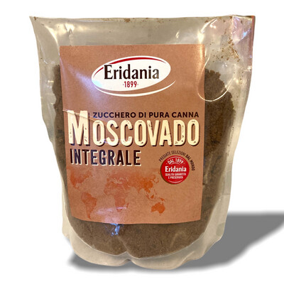 Zucchero Integrale di Pura Canna Moscovado Eridania 500gr.