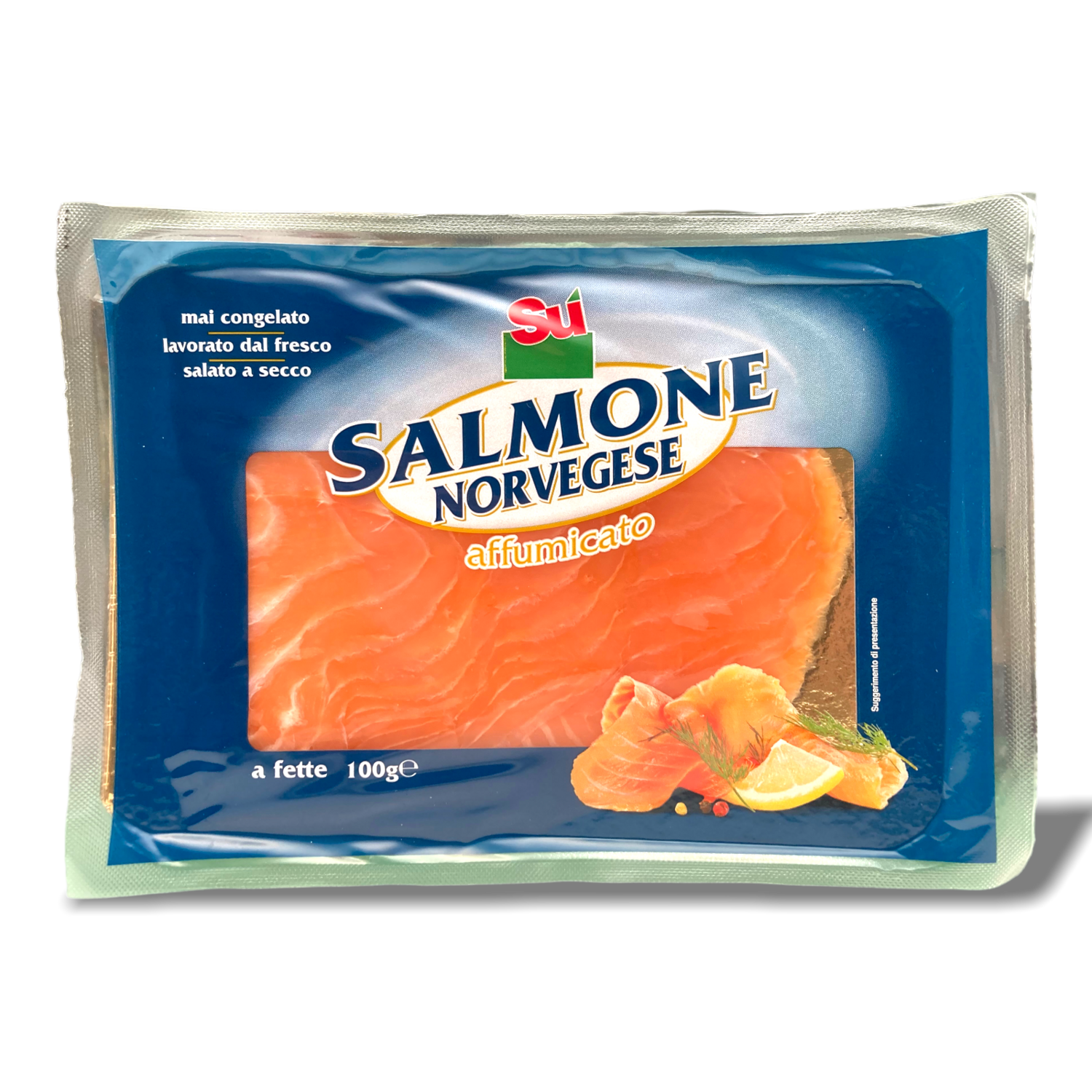 Salmone Norvegese Affumicato, a Fette 100 gr. Sù