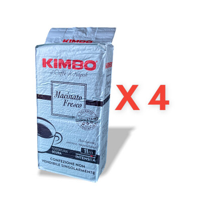 Caffè Kimbo 4x250 gr Macinato Fresco