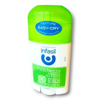 Deodorante no Alcool 24h Freschezza Dinamica con Antibatterico Infasil 40ML