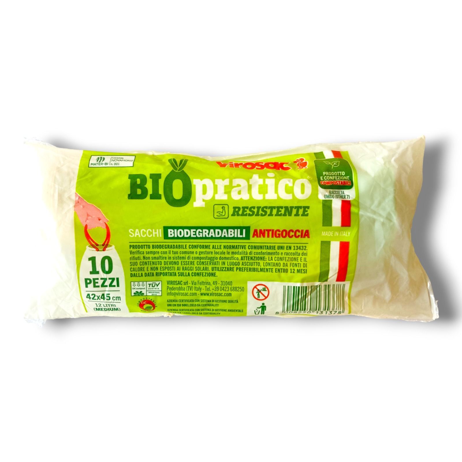 Sacchi Biodegradabili con Maniglie - BioPratico