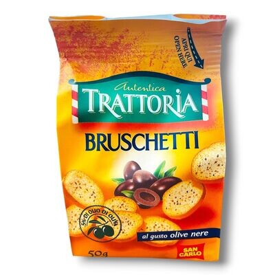 Bruschetti Autentica Trattoria Gusto Olive Nere San Carlo 50 gr.
