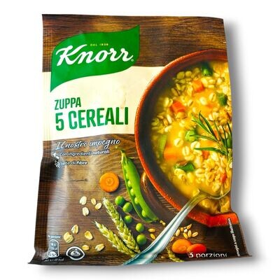 Zuppa ai 5 Cereali 3 Porzioni Knorr Pronta in 5 minuti 109gr