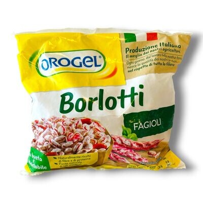 Fagioli Borlotti Ricchi di Fibre e Proteine e Fonte Naturale di Sali Minerali. 450 G. Orogel