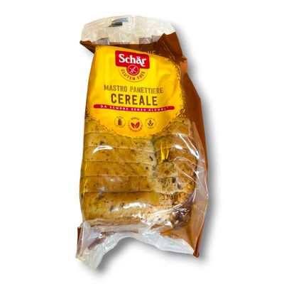 ​Pane Senza Glutine con i Cereali Senza Lattosio Senza Alcool Ricco di Fibre 330 gr Schar.