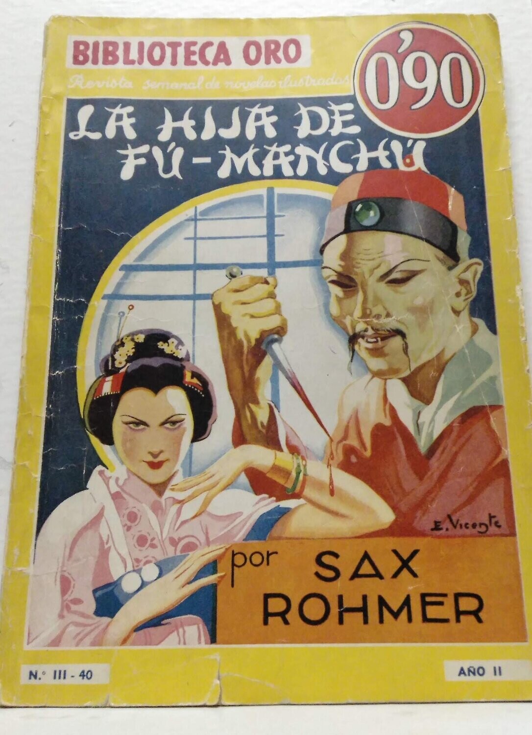 La hija de Fu-Manchu. Autor: Rohmer, Sax