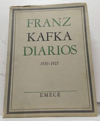Diarios (1910-1923). Autor: Kafka, Franz