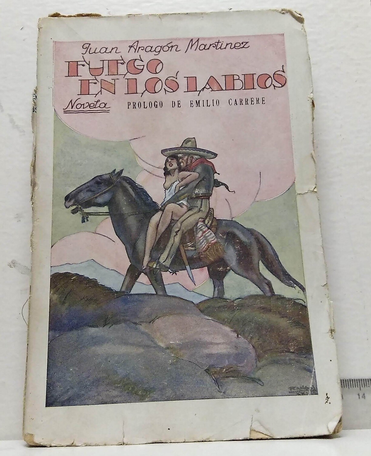Fuego en los labios. . Autor: Aragón Martínez, Juan.