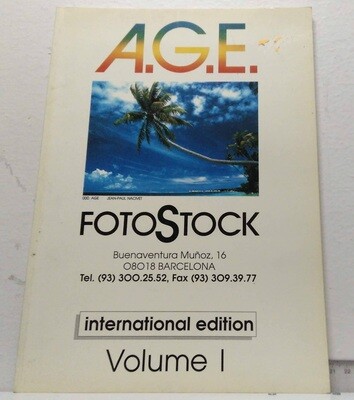 A.G.E. Foto Stock International Edition Volumen I. Autor: A.G.E.