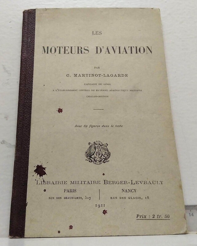 Les moteurs d'aviation. Autor: Martinot - Lagarde, C.
