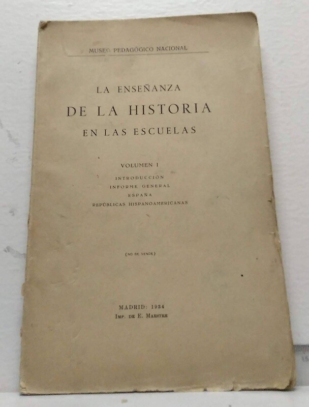 La enseñanza de la Historia en las escuelas. Volumen 1. Autor: Varios autores