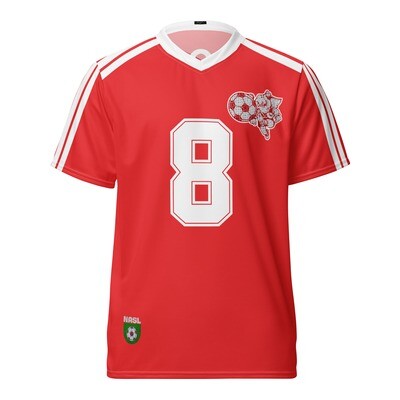 Official Memphis Rogues™ Stylo Matchmakers® NASL™ Number 8 Charlie Cooke Recycled Soccer Jersey