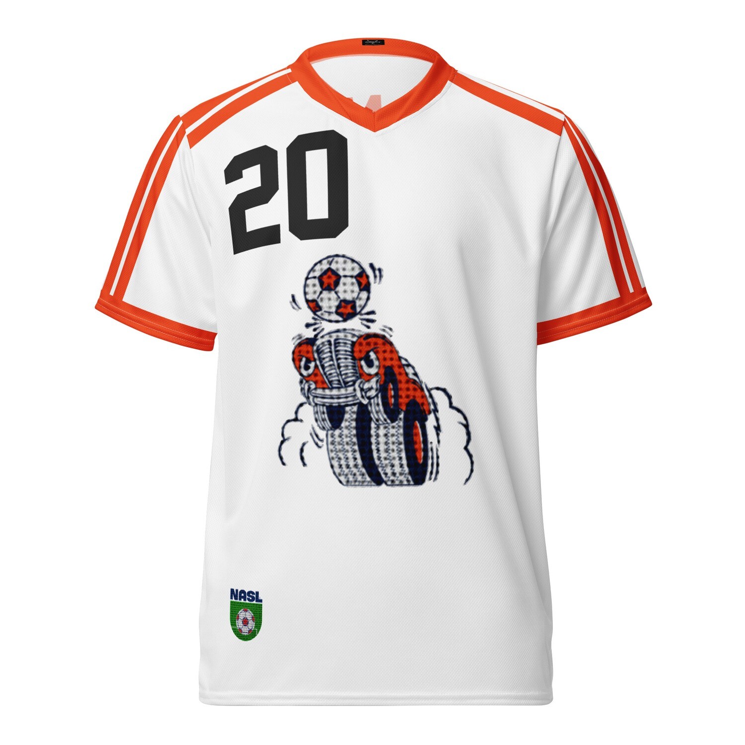 Official Detroit Express™ Stylo Matchmakers® NASL™ Number 20 Trevor Francis Recycled soccer jersey