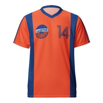 Official Los Angeles Aztecs™ Stylo Matchmakers® NASL™ Number 14 Johan Cruyff Recycled Soccer Jersey