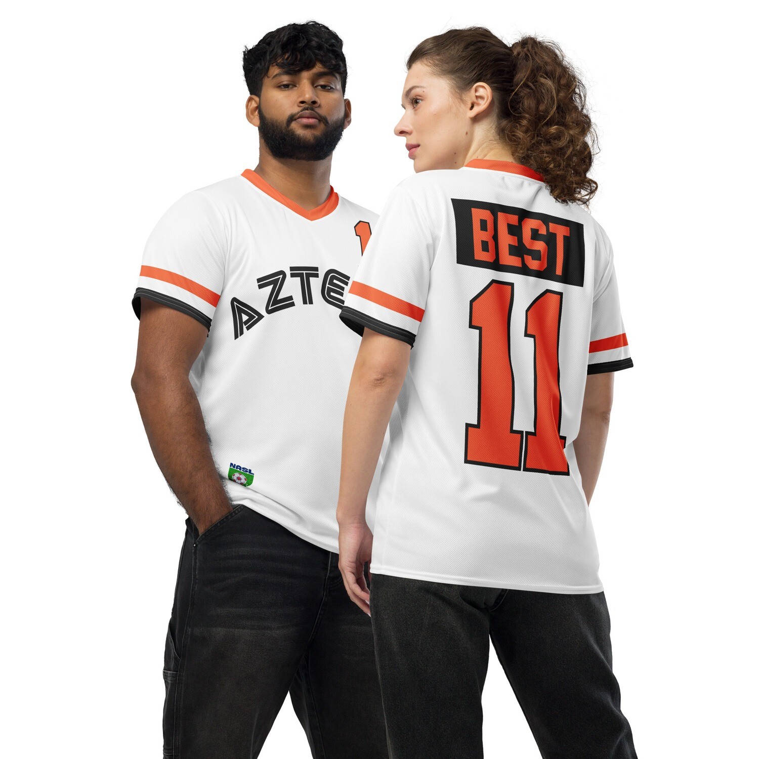 Official Los Angeles Aztecs™ Stylo Matchmakers® NASL™ Number 11 George Best  Recycled Soccer